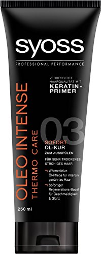 Syoss Oleo Intense Thermo Care 2-Minuten-Tiefenpflege-Öl-Intensivkur, 3er Pack (3 x 250 ml) von Syoss