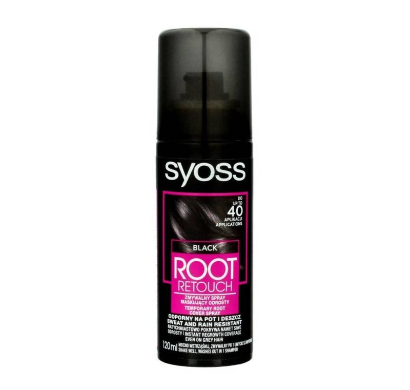Syoss Primer Root Retoucher (Hair -Root Make-up Spray) 120ml - Shade: Èerná von Syoss
