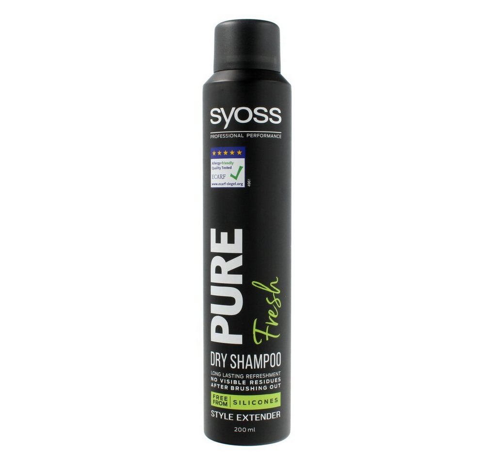 Syoss Trockenshampoo Pure Fresh Dry Shampoo erfrischt das Haar 200ml von Syoss