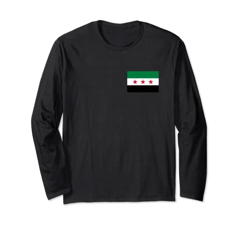 Syrien Flagge Deko Araber Syrer Damen Herren Asien Syria Langarmshirt Syrien Flagge Deko Araber Syrer Damen Herren Asien Syria Langarmshirt von Syrien Fahne Arabische Land Mittlerer Osten Design