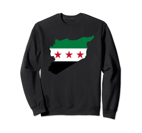 Syrien Flagge Deko Araber Syrer Damen Herren Asien Syria Sweatshirt von Syrien Fahne Arabische Land Mittlerer Osten Design
