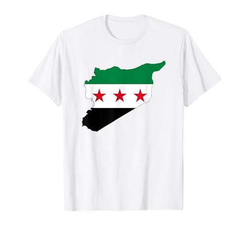 Syrien Flagge Deko Araber Syrer Damen Herren Asien Syria T-Shirt von Syrien Fahne Arabische Land Mittlerer Osten Design