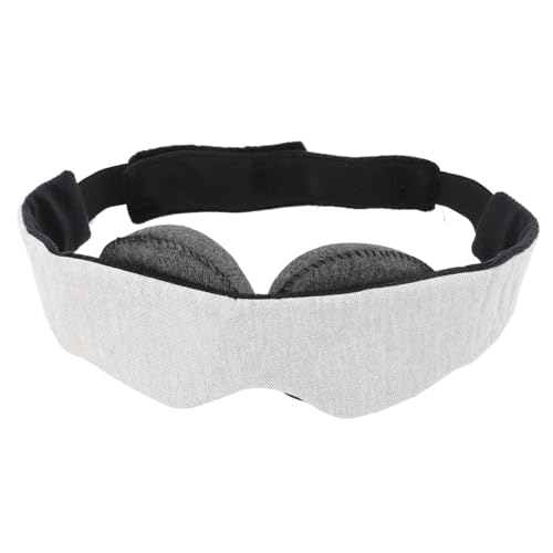 Syrisora 3D Contoured Eye Patch Licht Blockierung Gedächtnis Baumwolle Bewegliche Augen Unterlage Schlaf Gebrauch Grau von Syrisora