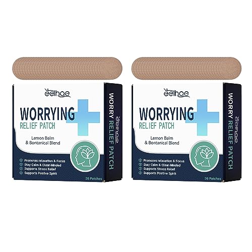 Stressabbau Patch, Inner Calm Anx-iety Relief Patch, Beruhigende Biofrequenz Pflaster 36 Stück/Box, Patch Relaxing Patches, Stress Relief Patches Beruhigungspflaster Für Frauen Und Männer von Sysdisen