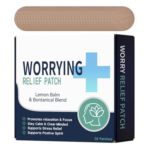 Stressabbau Patch, Inner Calm Anx-iety Relief Patch, Beruhigende Biofrequenz Pflaster 36 Stück/Box, Patch Relaxing Patches, Stress Relief Patches Beruhigungspflaster Für Frauen Und Männer von Sysdisen