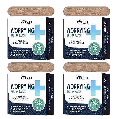 Stressabbau Patch, Inner Calm Anx-iety Relief Patch, Beruhigende Biofrequenz Pflaster 36 Stück/Box, Patch Relaxing Patches, Stress Relief Patches Beruhigungspflaster Für Frauen Und Männer von Sysdisen