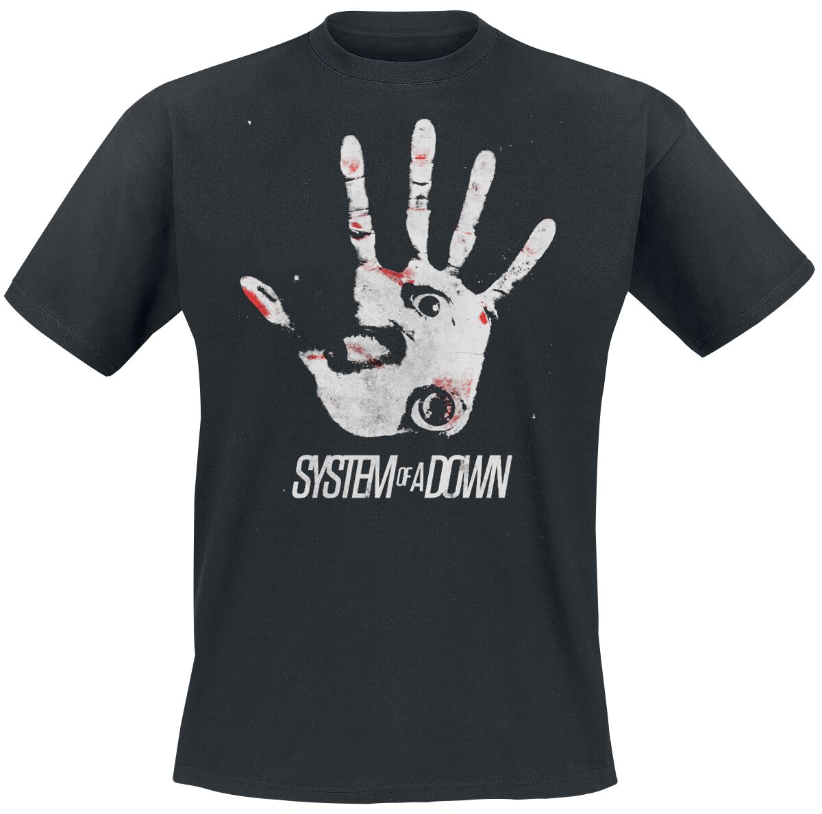 System Of A Down Hand Eye T-Shirt schwarz in L von System Of A Down