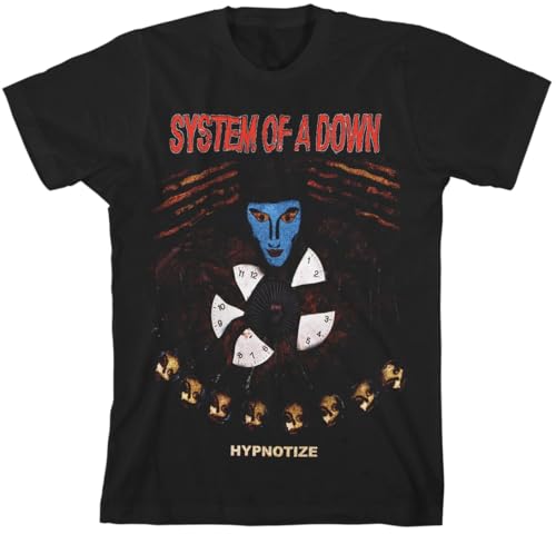 System Of A Down Unisex-Erwachsene Hypnotize T-Shirt, Schwarz, M von System Of A Down