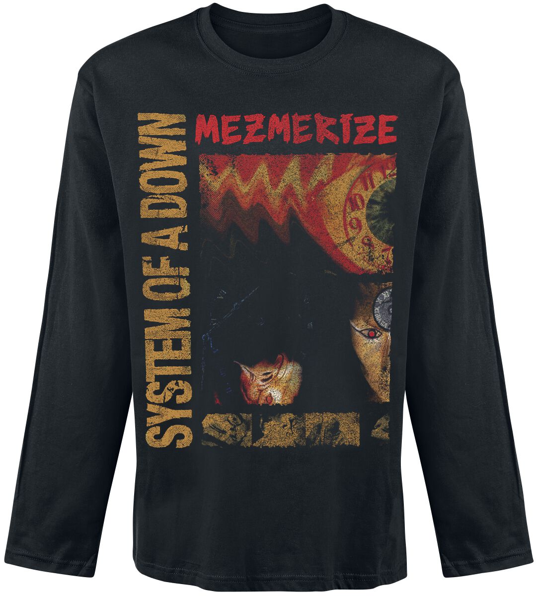 System Of A Down Langarmshirt - Mesmerizing Waves - S bis XXL - für Männer - Größe L - schwarz - Lizenziertes Merchandise! System Of A Down Langarmshirt - Mesmerizing Waves - S bis XXL - für Männer - Größe L - schwarz - Lizenziertes Merchandise! von System Of A Down