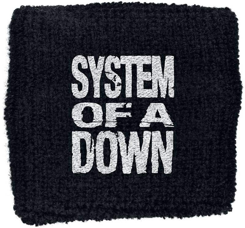 System Of A Down Logo Schweißband schwarz von System Of A Down