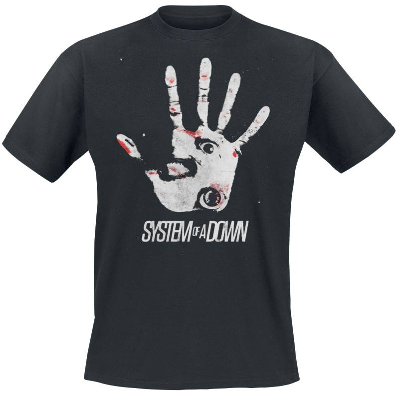System Of A Down T-Shirt - Hand Eye - M bis XXL - für Männer - Größe XL - schwarz  - Lizenziertes Merchandise! von System Of A Down