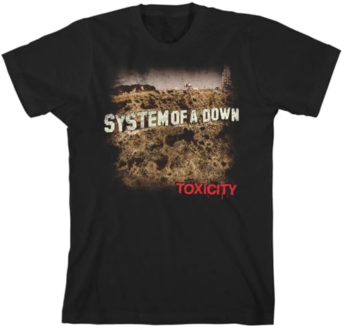 System Of A Down Unisex-Erwachsene Toxicity T-Shirt, Schwarz, S von System Of A Down