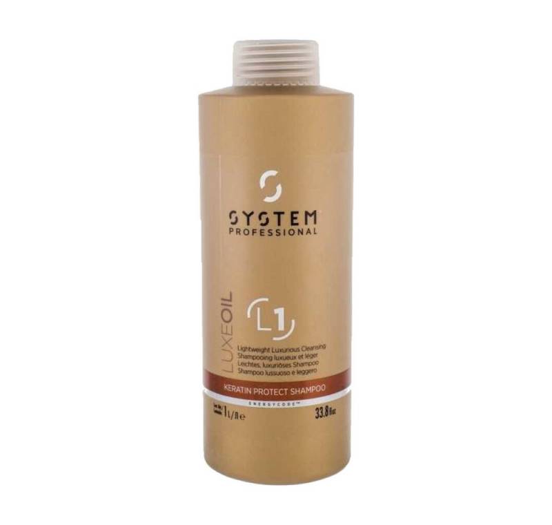 System Professional Haarpflege-Set Shampoo mit Keratin LuxeOil Keratin (Protect Shampoo) - Volumen: 250ml von System Professional