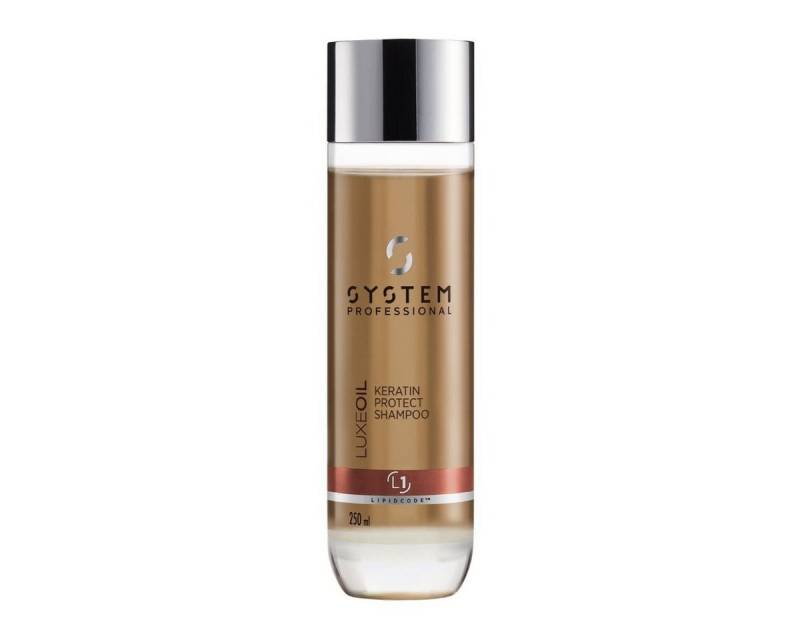 System Professional Haarshampoo System Professional Luxe Oil Keratin Protect Shampoo L1 250ml, Luxuriöse Reinigung von System Professional