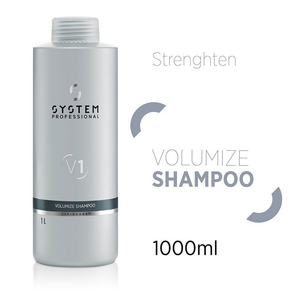 System Professional Haarshampoo System Professional Volumize Shampoo 1000 ml V1 Wella von System Professional