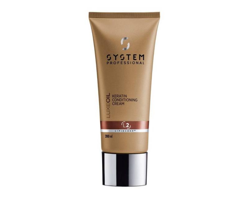System Professional Haarspülung System Professional Conditioner Luxeoil Keratin Conditioning Cream, Luxuriös glattes Haargefühl von System Professional