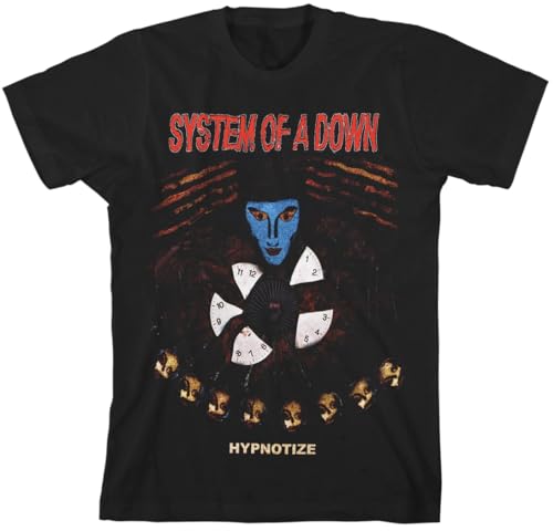 System Of A Down Unisex-Erwachsene Hypnotize T-Shirt, Schwarz, L von System Of A Down