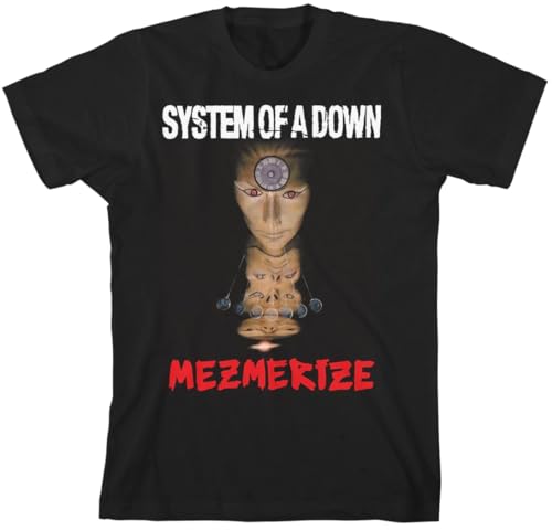 System of a Down Unisex-Erwachsene Mezmerize T-Shirt, Schwarz, 3XL System of a Down Unisex-Erwachsene Mezmerize T-Shirt, Schwarz, 3XL von System of a Down