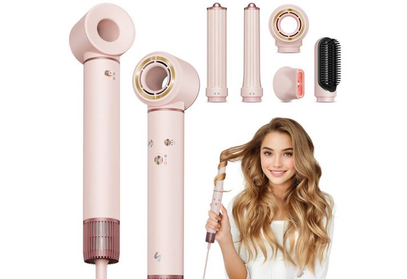Sytifro Multihaarstyler Airstyler,110.000 U/min Haarstyler & Haartrockner Ionen,Heißluftstyler, 5 in-1 Airstyler, Hairstyler, Multifunktionsstyler, Ionen Föhn Sytifro Multihaarstyler Airstyler,110.000 U/min Haarstyler & Haartrockner Ionen,Heißluftstyler, 5 in-1 Airstyler, Hairstyler, Multifunktionsstyler, Ionen Föhn von Sytifro