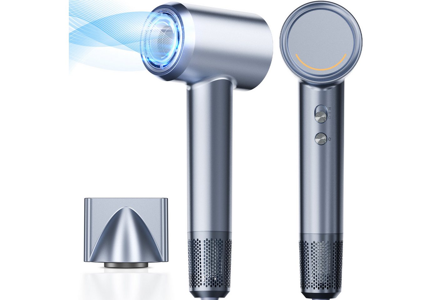 Sytifro Multihaarstyler Professional Turbo Föhn & 110.000 U/min High-Speed Ionen Haartrockner, Intelligenter Hitzeregulierung - Für Glänzendes, Gesundes Haar von Sytifro