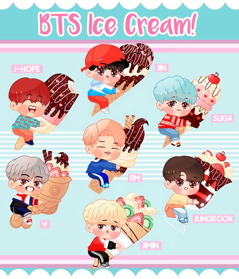 Bts Eis Klare Acryl Charms Bts Eis Klare Acryl Charms von SyubSyubShop