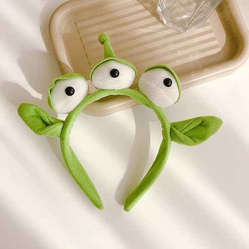 Drei-Augen-Alien-Stirnband,Monster-Stirnband,Spielzeug-Augapfel-Stirnband für Halloween Mädchen Frauen und Kinder Kostüm Cosplay Zubehör von Szaerfa