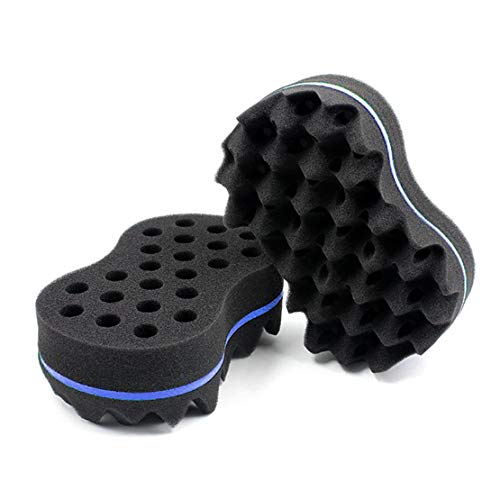 Szaerfa 2PCS Hair Twist Schwammbürste, Dread Sponge Dreading Wave Twisting Schaum Afro Barber Curl Schwamm Wave Haarpflegewerkzeug für Frauen Männer Jungen Mädchen Szaerfa 2PCS Hair Twist Schwammbürste, Dread Sponge Dreading Wave Twisting Schaum Afro Barber Curl Schwamm Wave Haarpflegewerkzeug für Frauen Männer Jungen Mädchen von Szaerfa