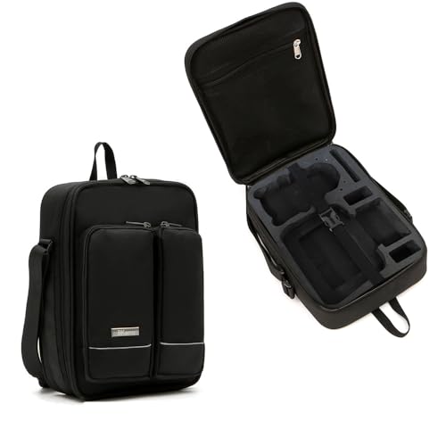 Szaerfa Für DJI Mini 4 PRO Tragetasche Aufbewahrungstasche Hartschalenbox für Drohne mit RC-N2 / RC 2 Fernsteuerung und anderem Zubehör, Quadcopter Schultertasche Organizer Bag von Szaerfa