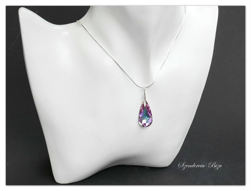 Silber Swarovski Tropfen Ohrhänger Teardrop Vitrail Light Schmuck Multicolor Kristall Ohrringe Lila Braut Schmuckset Trauzeugin Geschenk Silber Swarovski Tropfen Ohrhänger Teardrop Vitrail Light Schmuck Multicolor Kristall Ohrringe Lila Braut Schmuckset Trauzeugin Geschenk von Szendercia