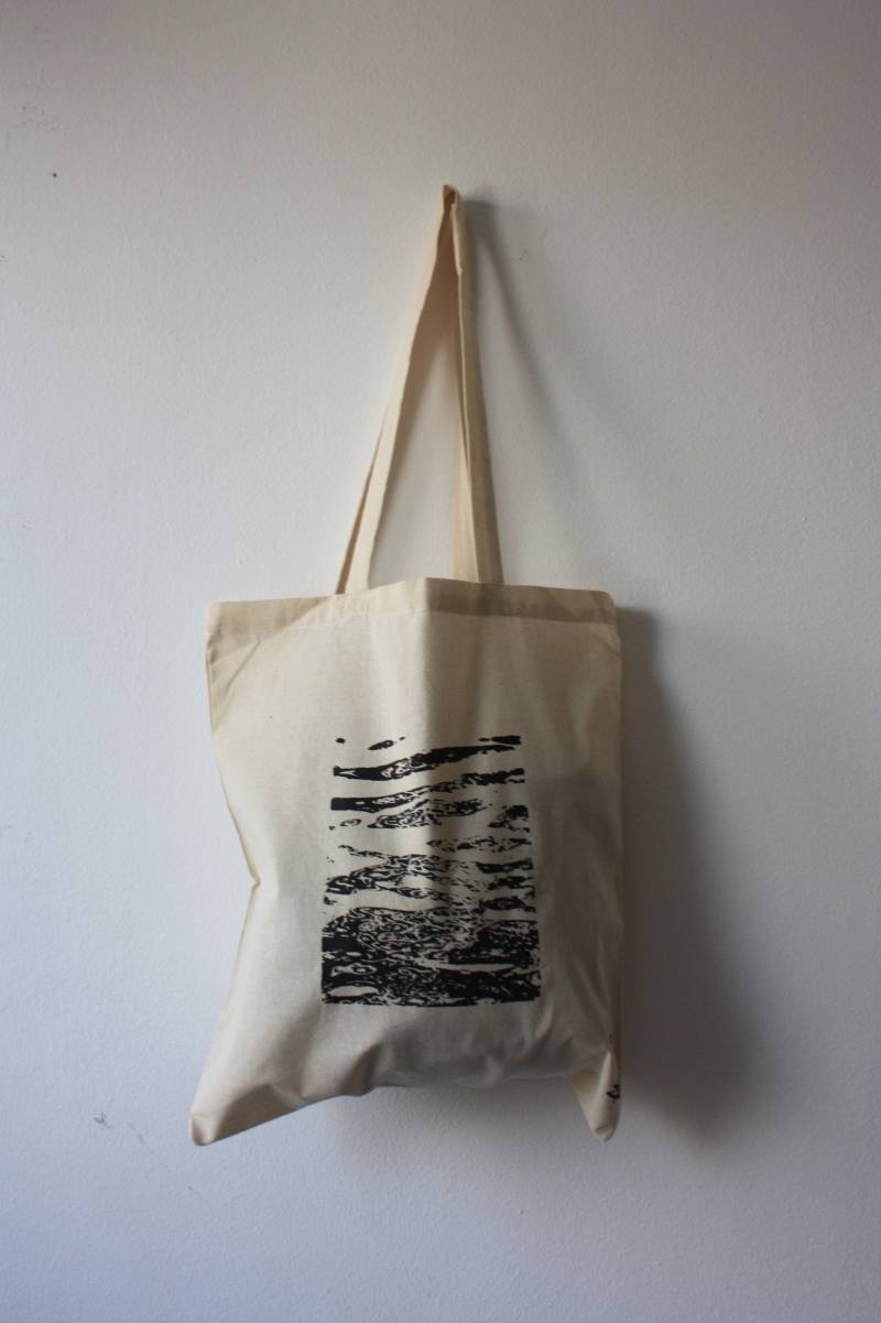 Handbedruckte Baumwolltasche - "Reflections' Siebdruck Handbedruckte Baumwolltasche - "Reflections' Siebdruck von Szofeiaprints