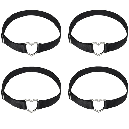 Szuoixe 4 Stück Einstellbare Punk Gothic Herz Form Elastische Armringe & Zubehör Set Minimalistischer Stil für Männer Frauen Perfekt für Cosplay, Tanzen, Modenschauen & Mehr Szuoixe 4 Stück Einstellbare Punk Gothic Herz Form Elastische Armringe & Zubehör Set Minimalistischer Stil für Männer Frauen Perfekt für Cosplay, Tanzen, Modenschauen & Mehr von Szuoixe
