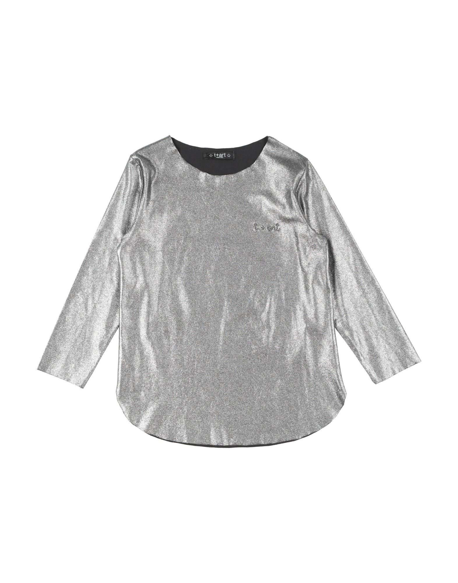 T+ART T-shirts Kinder Silber von T+ART