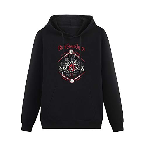 T-33B Black Stone Cherry High Octane Hoody Unisex Ptinted Hoodies Long Sleeve Men's Hooded with Pocket Black XL T-33B Black Stone Cherry High Octane Hoody Unisex Ptinted Hoodies Long Sleeve Men's Hooded with Pocket Black XL von T-33B
