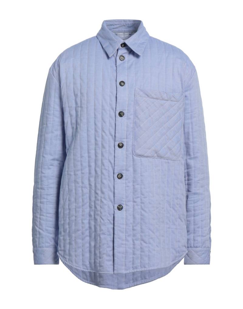 T_COAT Hemd Herren Azurblau von T_COAT