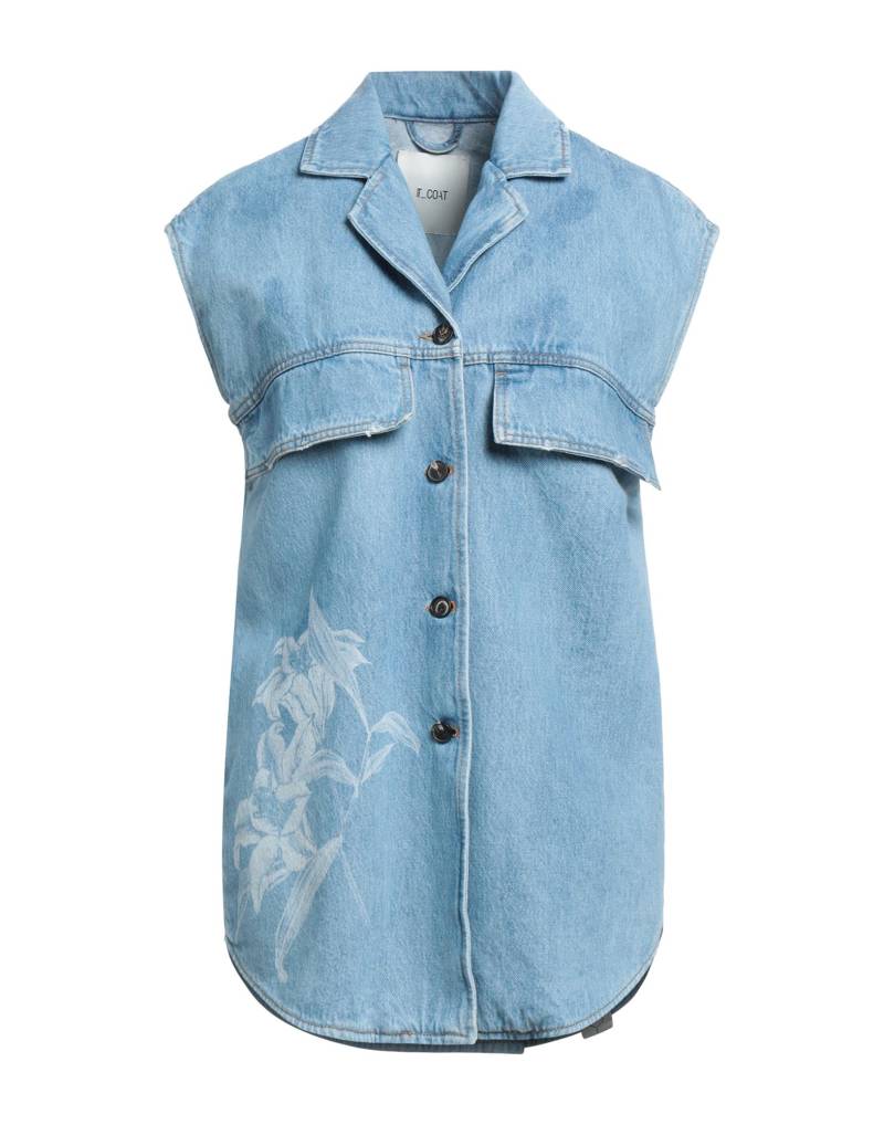 T_COAT Jeansjacke/-mantel Damen Blau von T_COAT