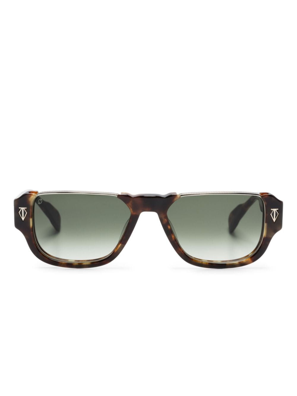 T Henri Eyewear Nettuno Sonnenbrille mit eckigem Gestell - Braun von T Henri Eyewear