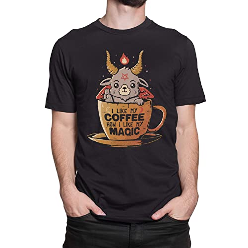 T-Nerds - Black Coffee - Herren T-Shirt L - schwarz von T-Nerds