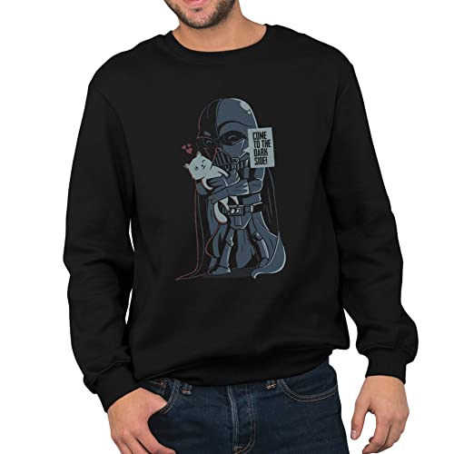 T-Nerds - Come to The Dark Side - Herren Pullover 3XL - schwarz von T-Nerds