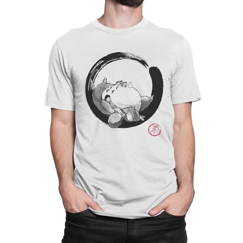 T-Nerds - Enso Neighbor - Herren T-Shirt XL - weiß von T-Nerds