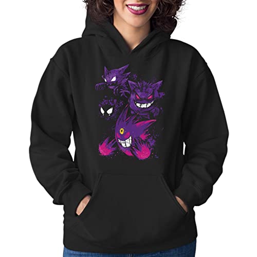 T-Nerds - Ghost Evolution - Damen Hoodie M - schwarz von T-Nerds