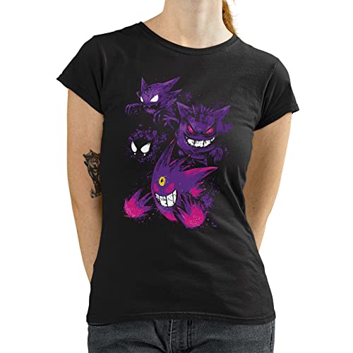 T-Nerds - Ghost Evolution - Damen T-Shirt 4XL - schwarz von T-Nerds