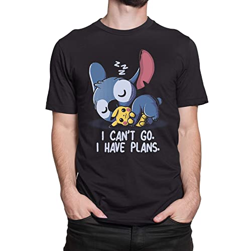 T-Nerds - I Can't Go Stitch - Herren T-Shirt 4XL - schwarz von T-Nerds