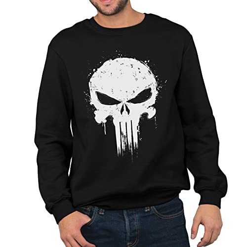 T-Nerds - I am The Punisher - Herren Pullover L - schwarz von T-Nerds