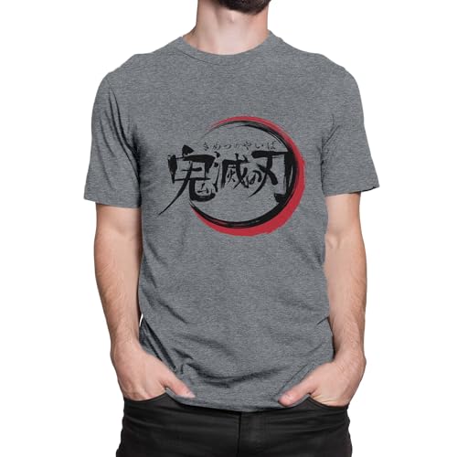 T-Nerds - I am a Demon Slayer - Herren T-Shirt M - Heather grau von T-Nerds