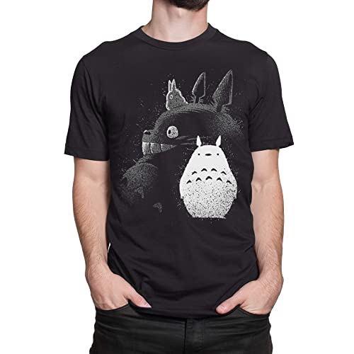 T-Nerds - Inking Totoro - Herren T-Shirt 5XL - schwarz von T-Nerds