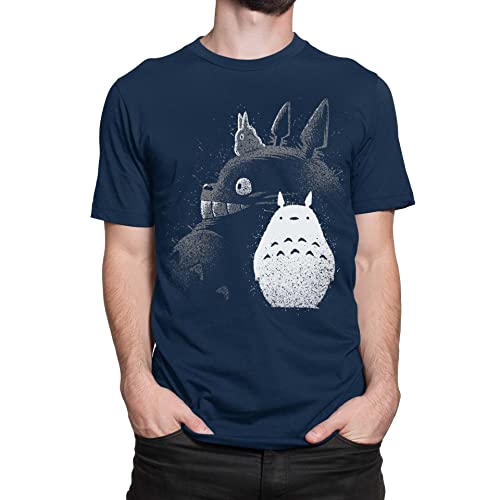 T-Nerds - Inking Totoro - Herren T-Shirt M - Navy von T-Nerds