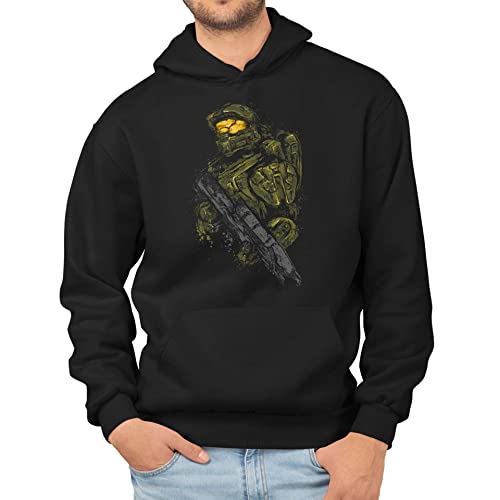T-Nerds - Master Chief - Herren Hoodie XXL - schwarz von T-Nerds