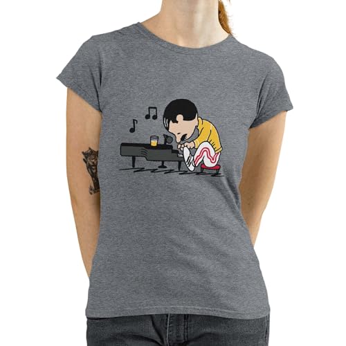 T-Nerds - Queenuts - Damen T-Shirt XXL - Heather grau von T-Nerds