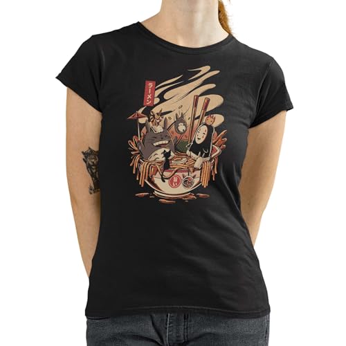 T-Nerds - Ramen Pool Party - Damen T-Shirt M - schwarz von T-Nerds