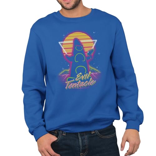 T-Nerds - Retro Evil Tentacle - Herren Pullover XL - royal blau T-Nerds - Retro Evil Tentacle - Herren Pullover XL - royal blau von T-Nerds